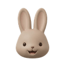 夜のウサギ